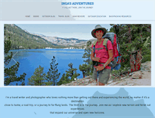 Tablet Screenshot of ingasadventures.com